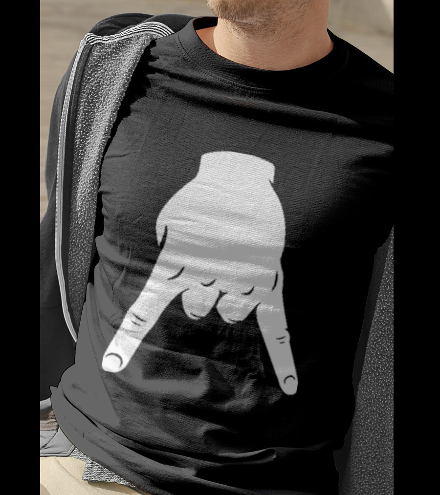Horns Down Hand Gesture Texas Rivalry Sports Fan T-Shirt