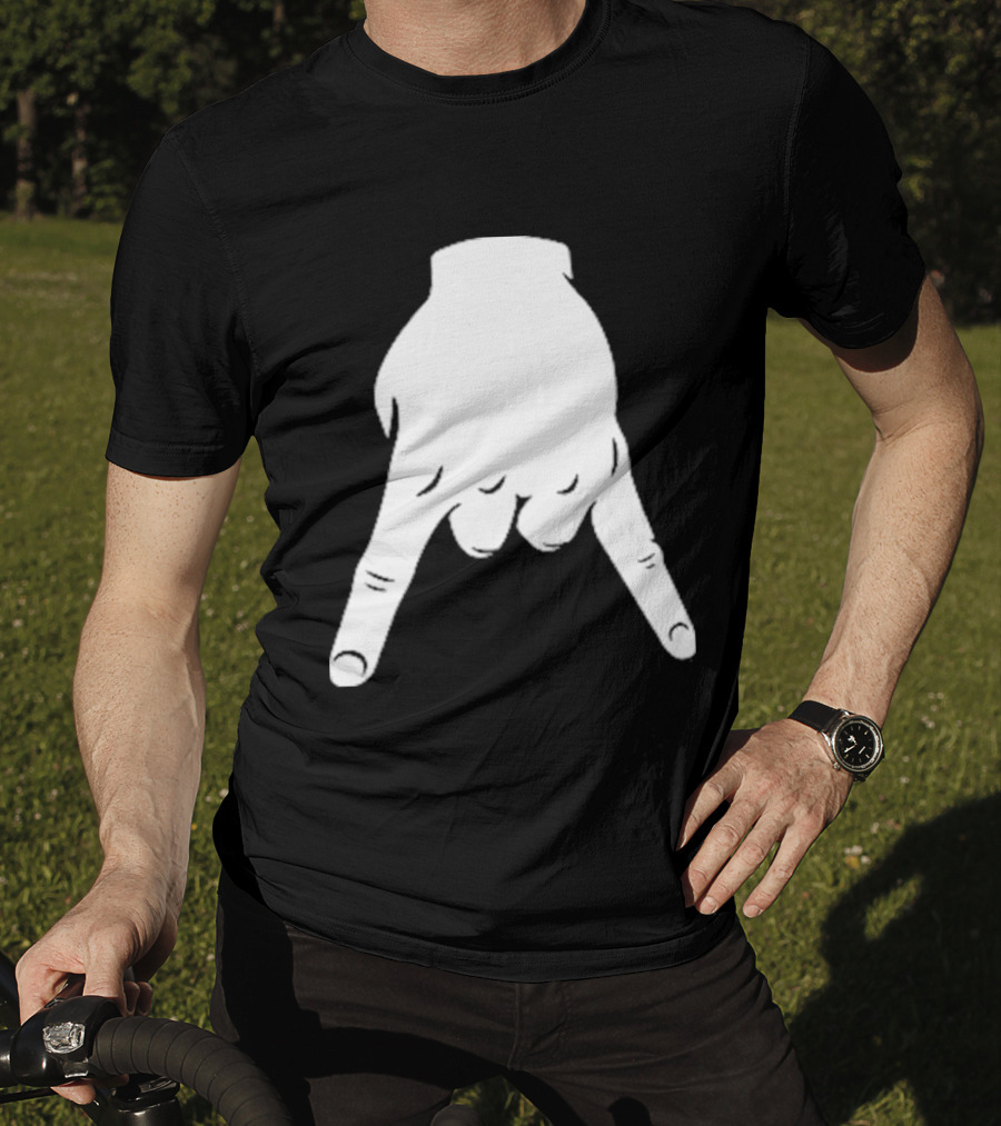 Horns Down Hand Gesture Texas Rivalry Sports Fan T-Shirt