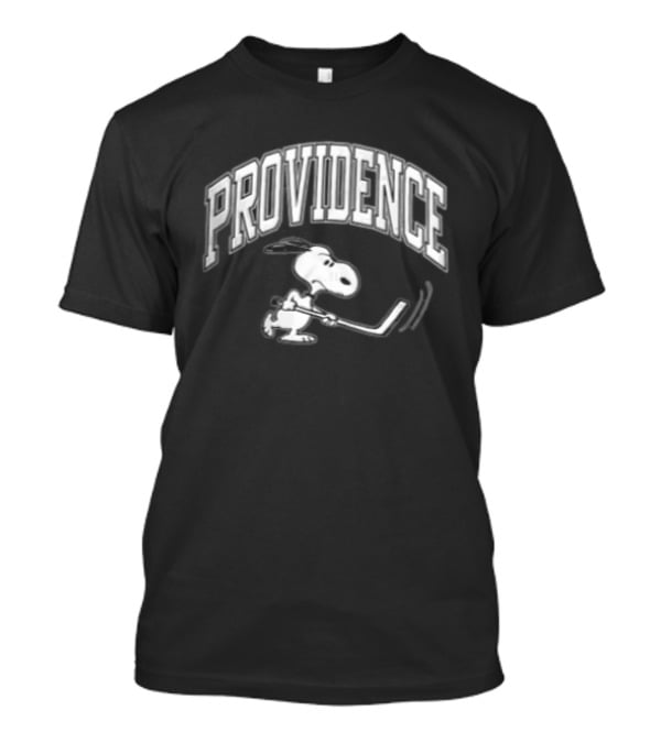 Providence College Friars Snoopy Ice Hockey Cartoon Peanuts NCAA T-Shirt