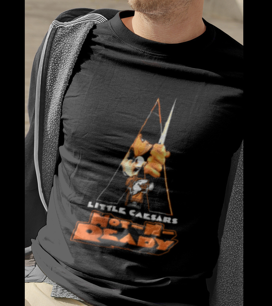 Little Caesars Hot N Ready A Work Orange Pizza Fusion T-Shirt