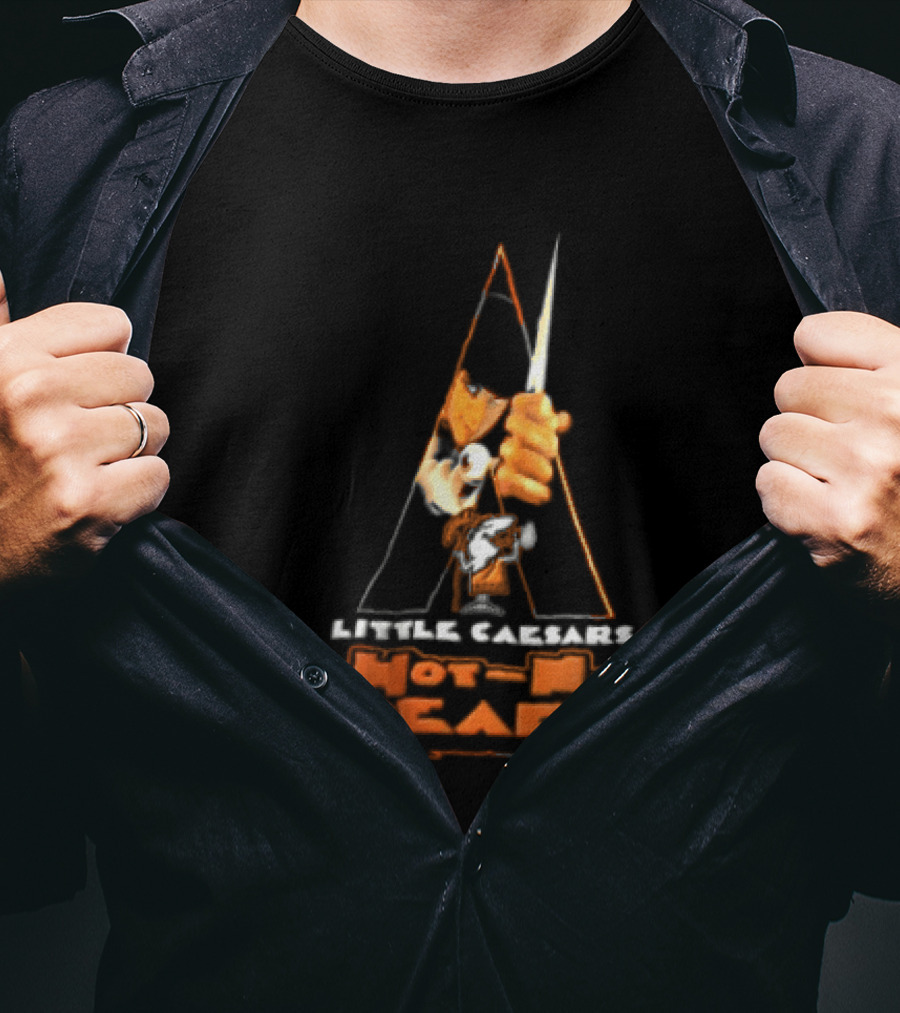 Little Caesars Hot N Ready A Work Orange Pizza Fusion T-Shirt
