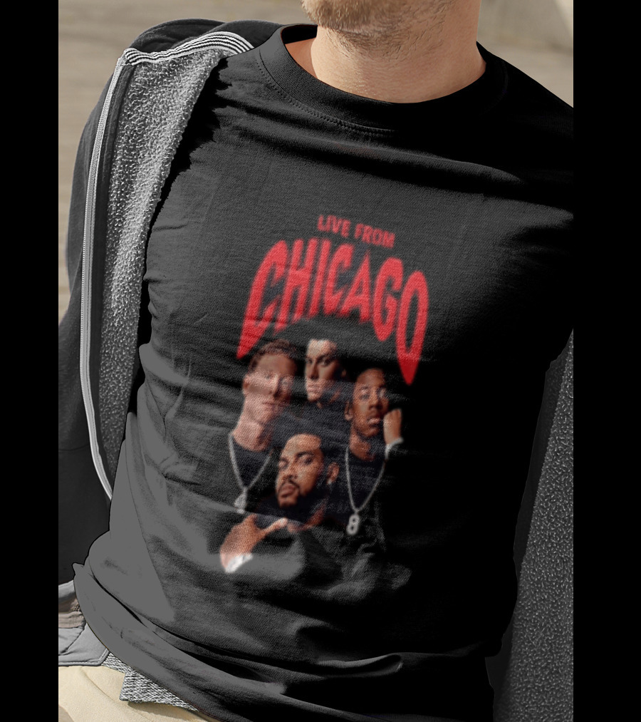 Live From Chicago Basketball Stars T-Shirt