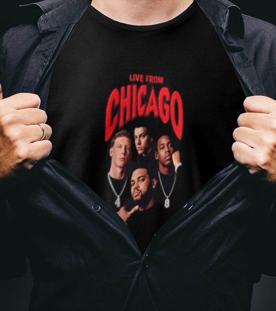 Live From Chicago Basketball Stars T-Shirt