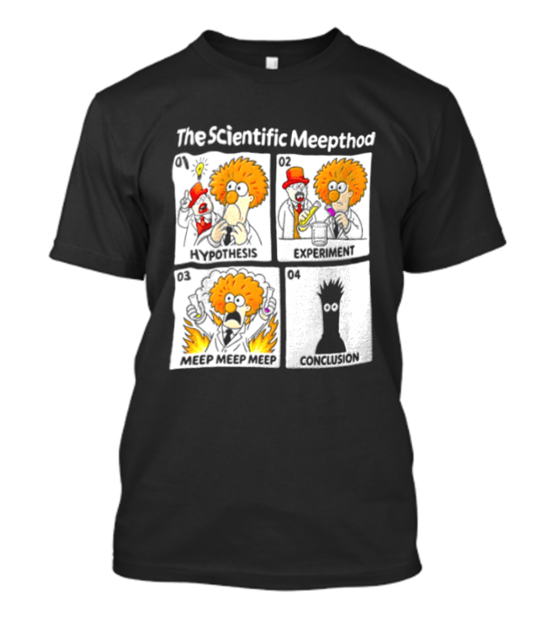 The Scientific Meepthod Beaker Experiment Walter White Conclusion Comic T-Shirt