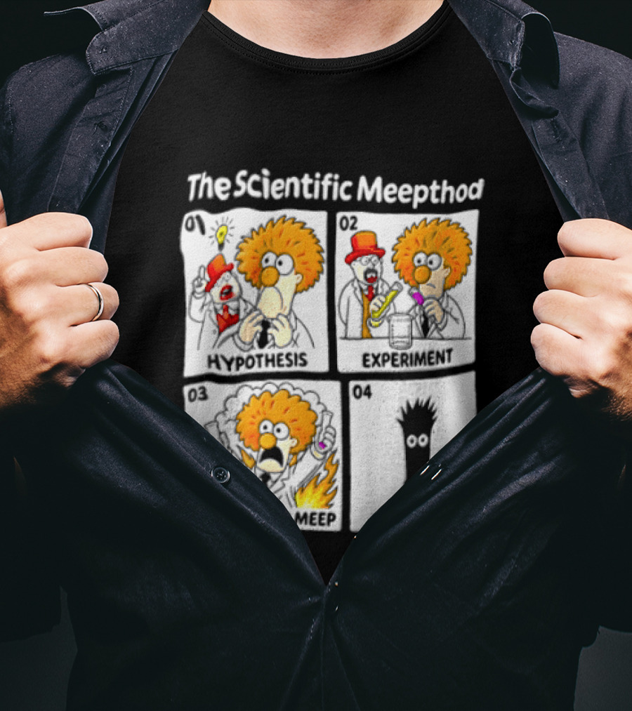 The Scientific Meepthod Beaker Experiment Walter White Conclusion Comic T-Shirt
