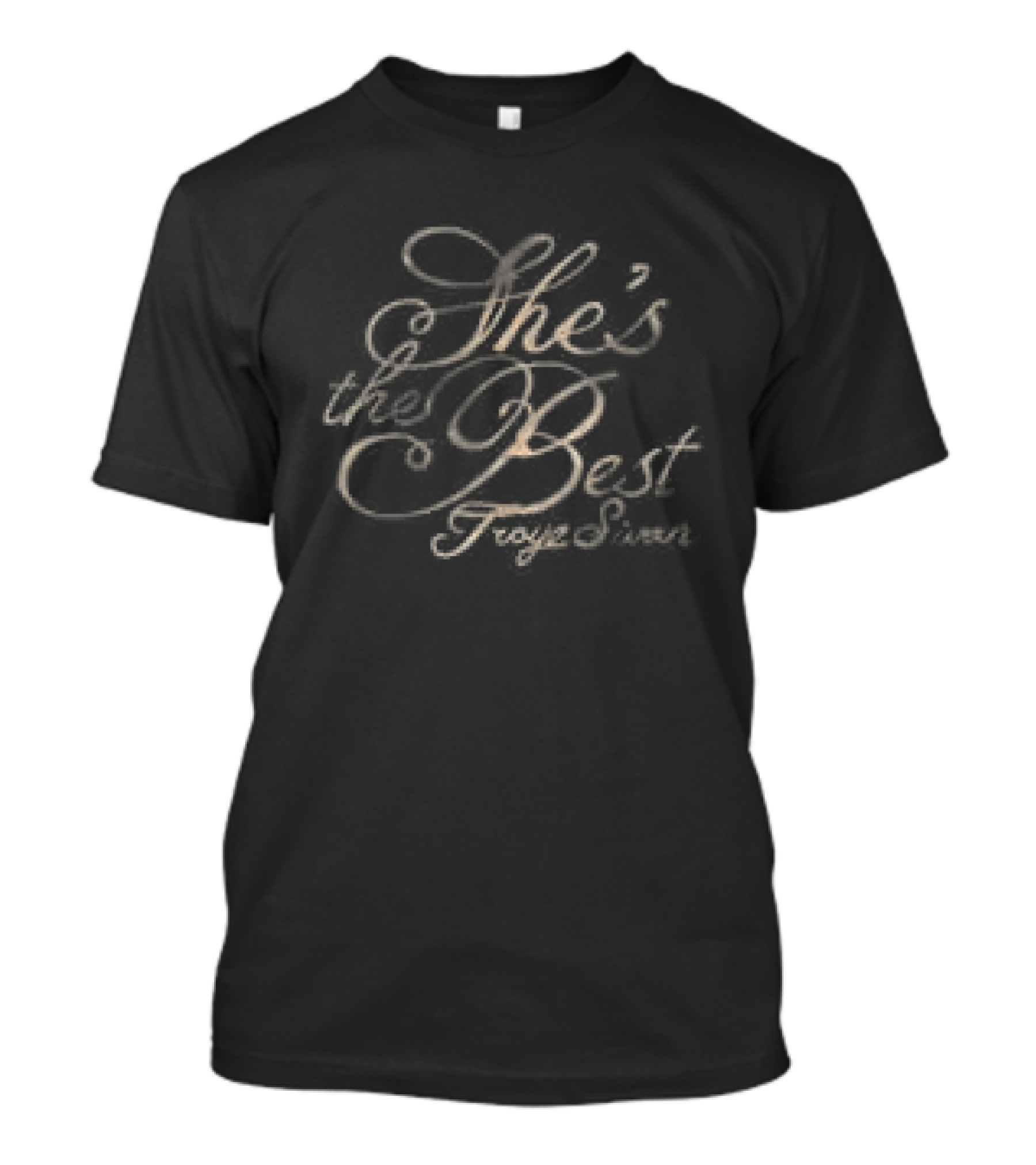 She's The Best Troye Sivan Store Black T-Shirt