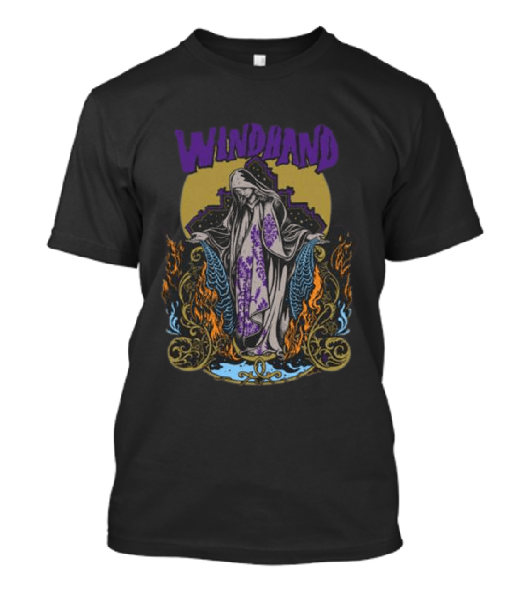 Windhand La Llorona Gothic Artwork Flame T-Shirt