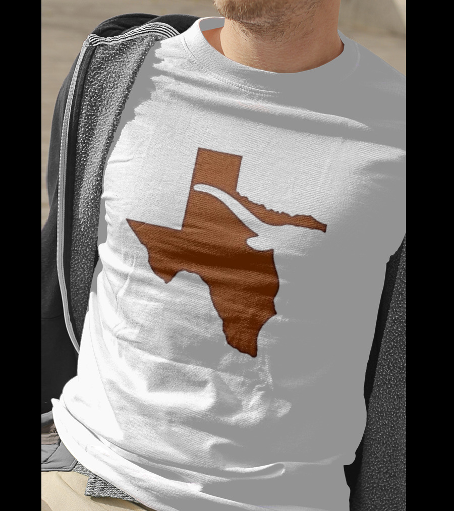 Texas State Longhorn Steer Original Orange T-Shirt