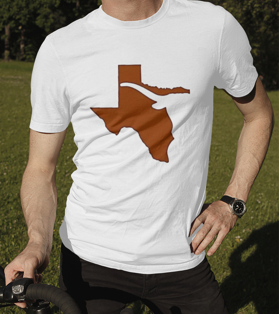 Texas State Longhorn Steer Original Orange T-Shirt