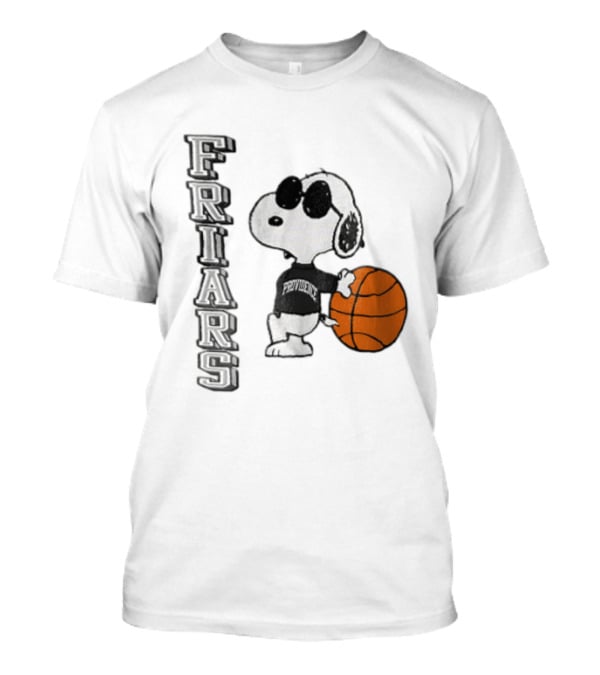 Providence Friars NCAA Snoopy Leaning Basketball Sunglasses T-Shirt