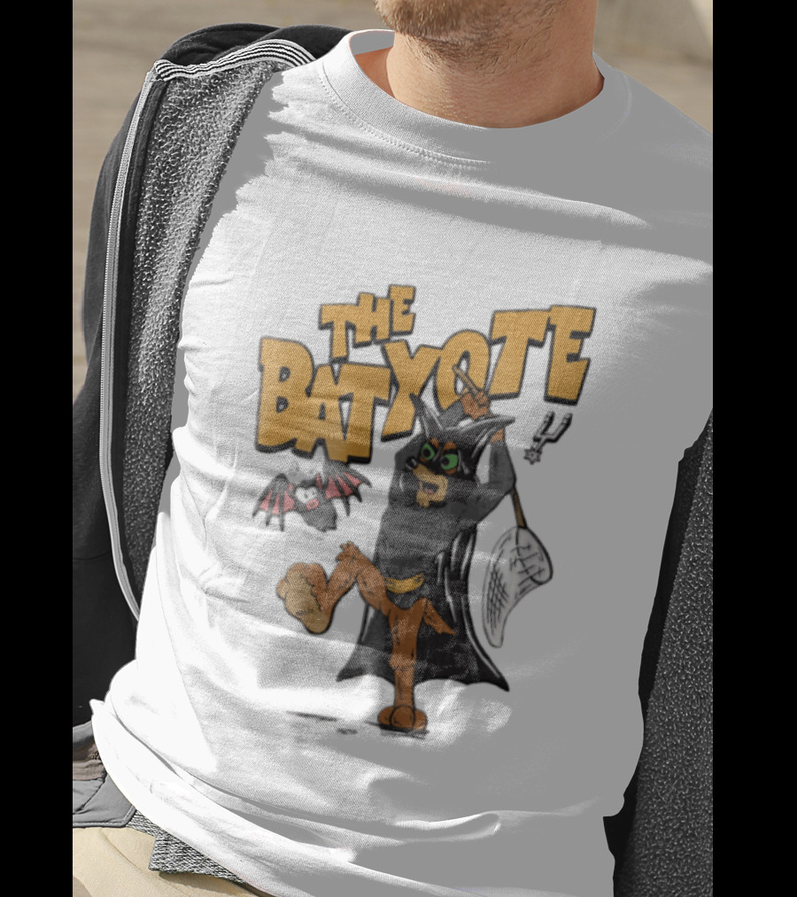 The Bat Yote Coyote Butterfly Net Creature Cartoon San Antonio Spurs NBA T-Shirt