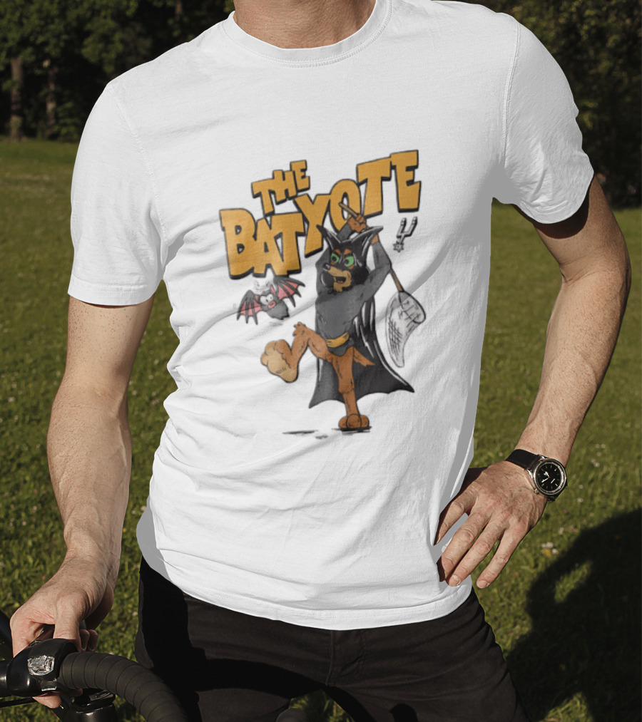 The Bat Yote Coyote Butterfly Net Creature Cartoon San Antonio Spurs NBA T-Shirt