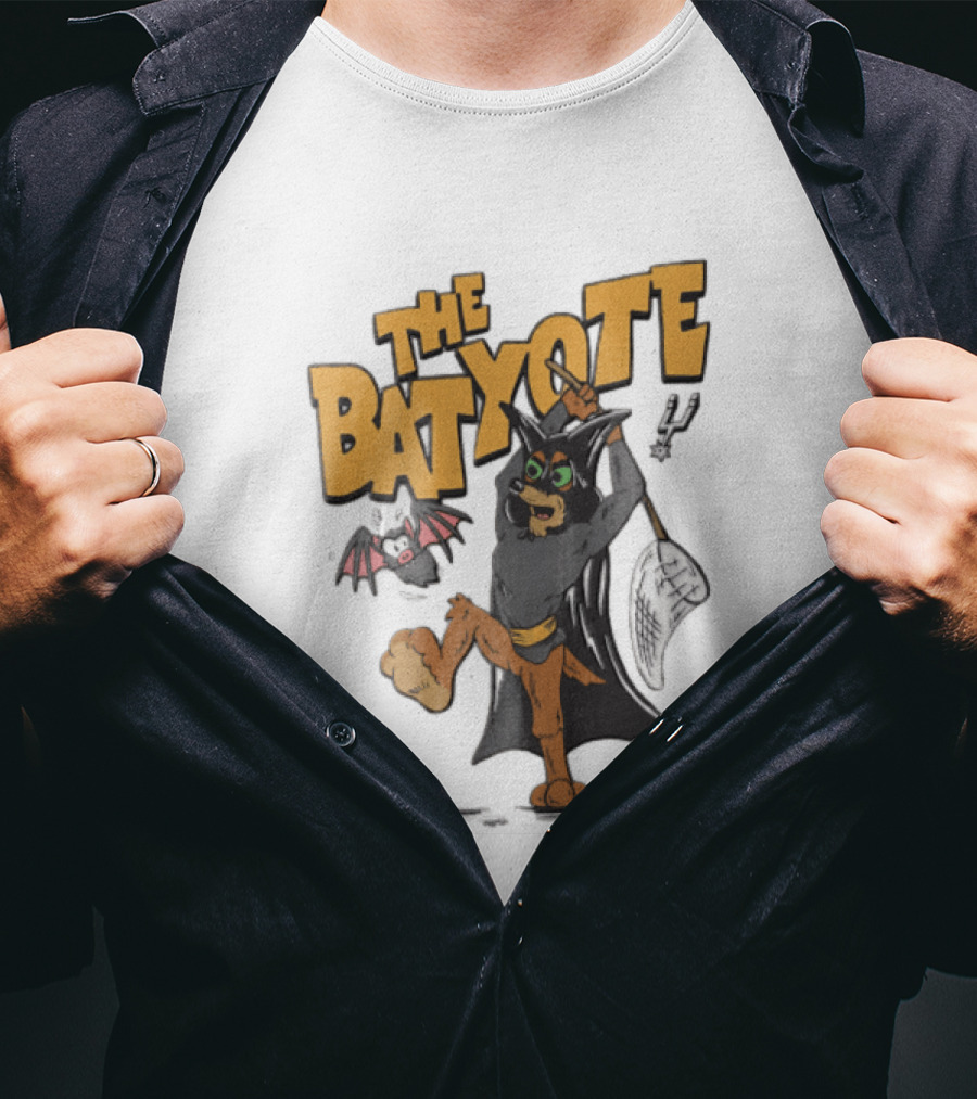 The Bat Yote Coyote Butterfly Net Creature Cartoon San Antonio Spurs NBA T-Shirt