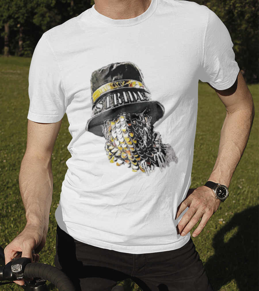 Strides Mmxxv Magpie Bucket Hat Golden Feather Mask T-Shirt