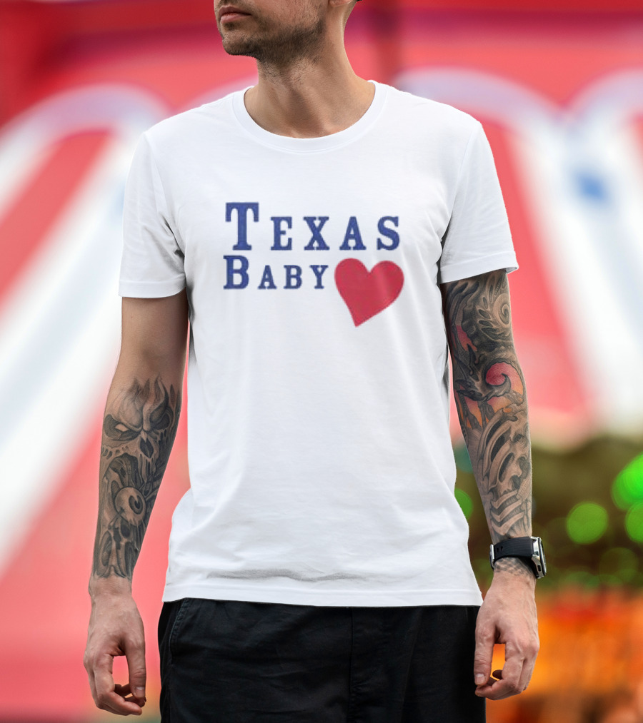 Susannah Joffe Store Texas Baby Heart Tank T-Shirt