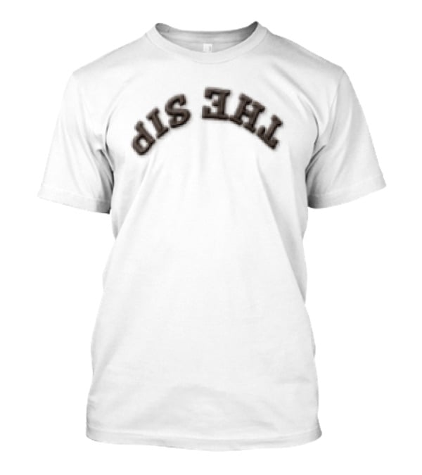 The Sip Upside Down Camouflage Brim Embroidered T-Shirt