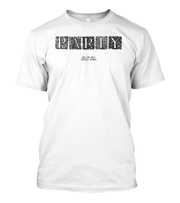 Troye Sivan Party Black Messy T-Shirt