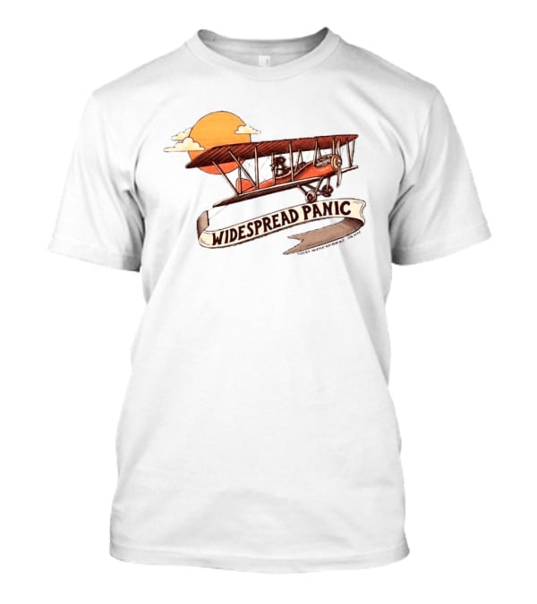 Widespread Panic Biplane Wilmington NC Sunset T-Shirt