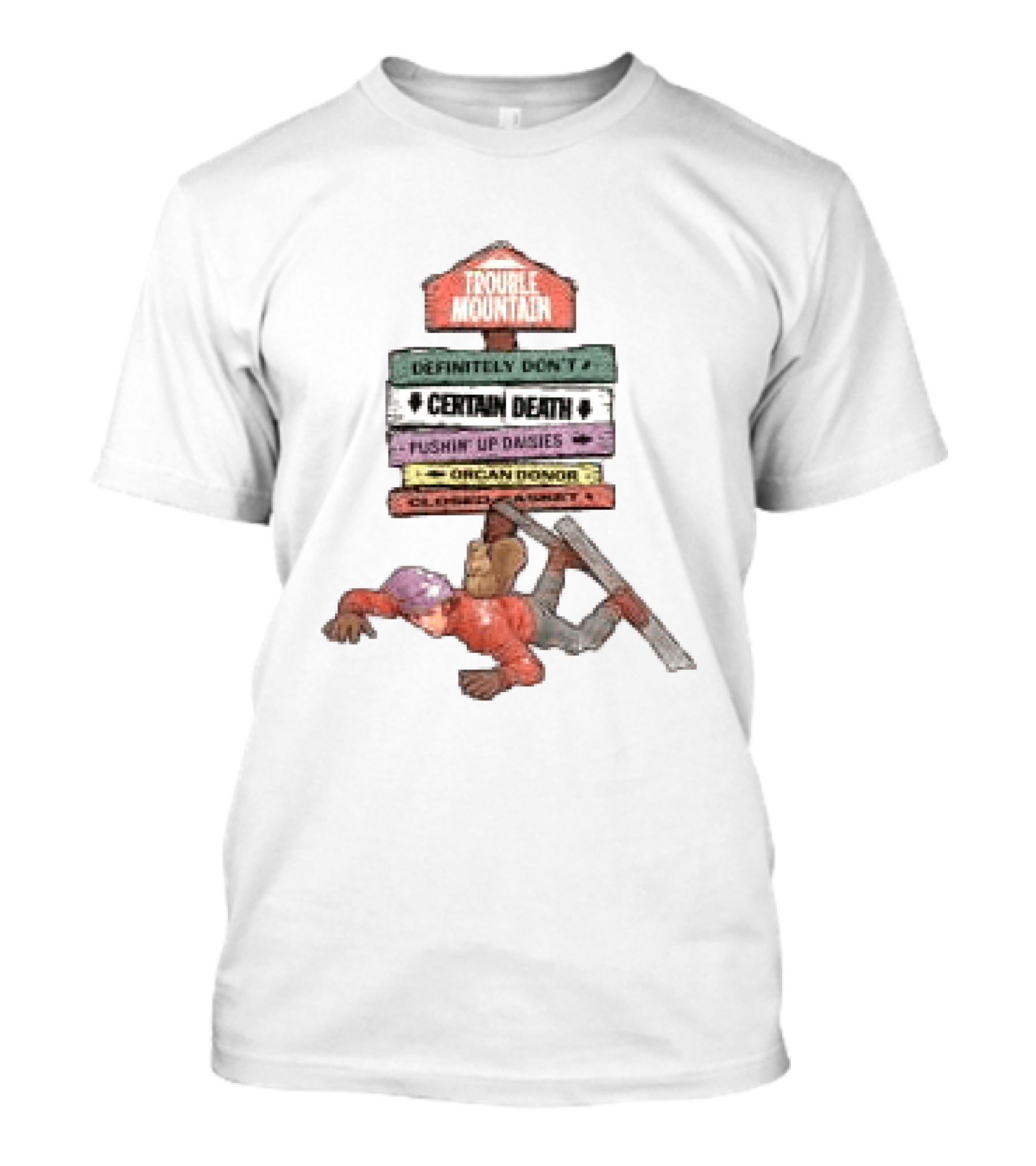 Aesop Rock X Blockhead Trouble Mountain Certain Death Orcan Donor T-Shirt