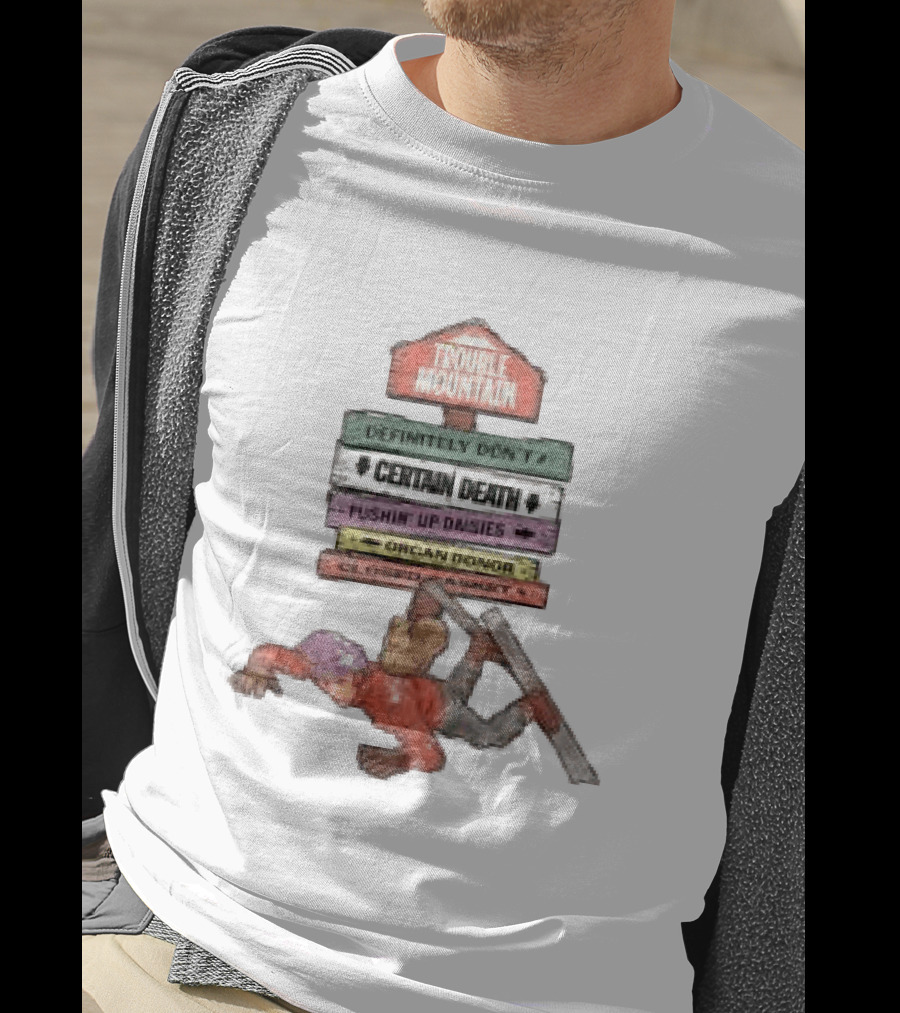 Aesop Rock X Blockhead Trouble Mountain Certain Death Orcan Donor T-Shirt