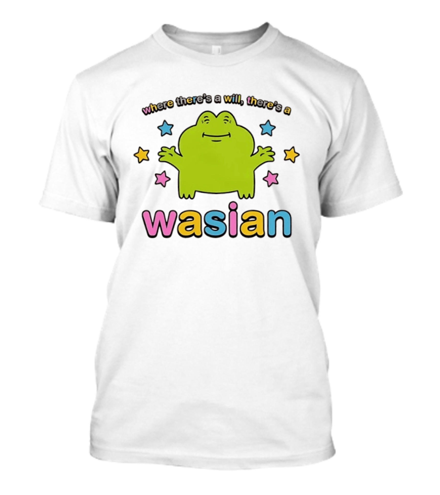Frog Where There's A Will There's A Wasian Stars T-Shirt