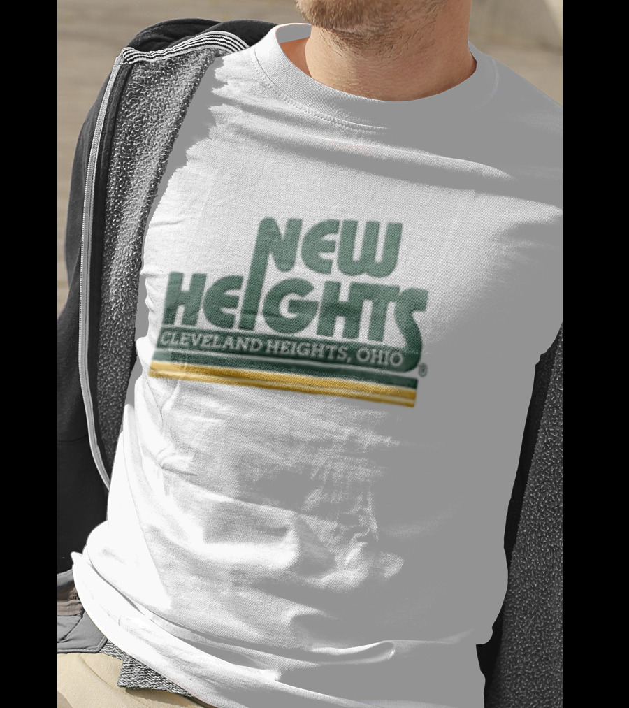 Jason Kelce New Heights Cleveland Heights Ohio T-Shirt