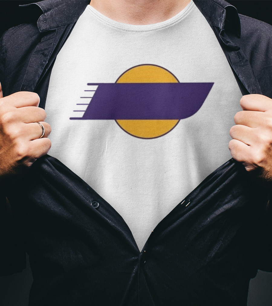 Ji Lee Underbranded Los Angeles Lakers Retro Sun T-Shirt