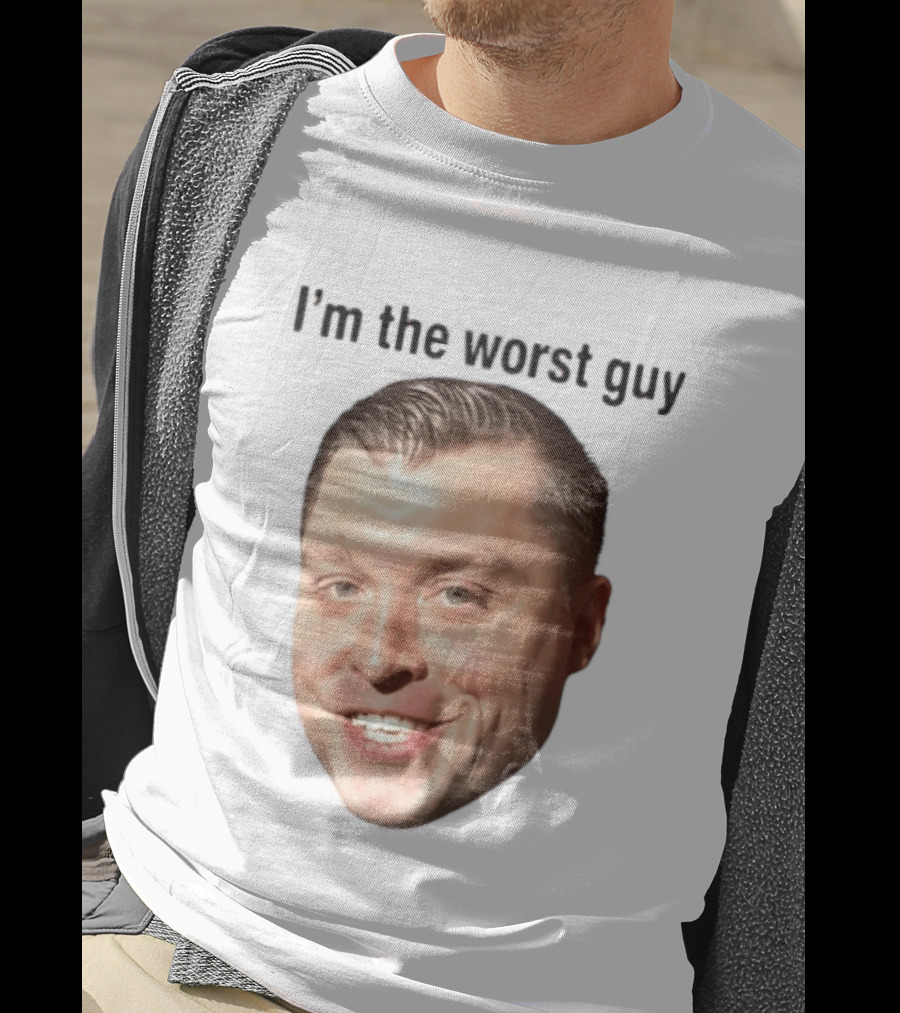 Jimmy Failla I'm The Worst Guy Big Head Face Meme T-Shirt