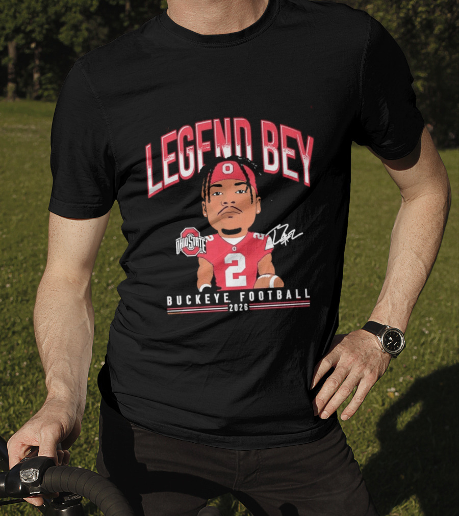 Legend Bey No 2 Ohio State Buckeye Football 2026 T-Shirt