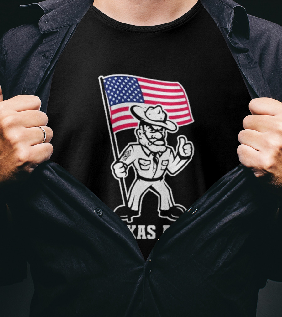 Texas A&M Ol' Sarge 2026 American Flag T-Shirt