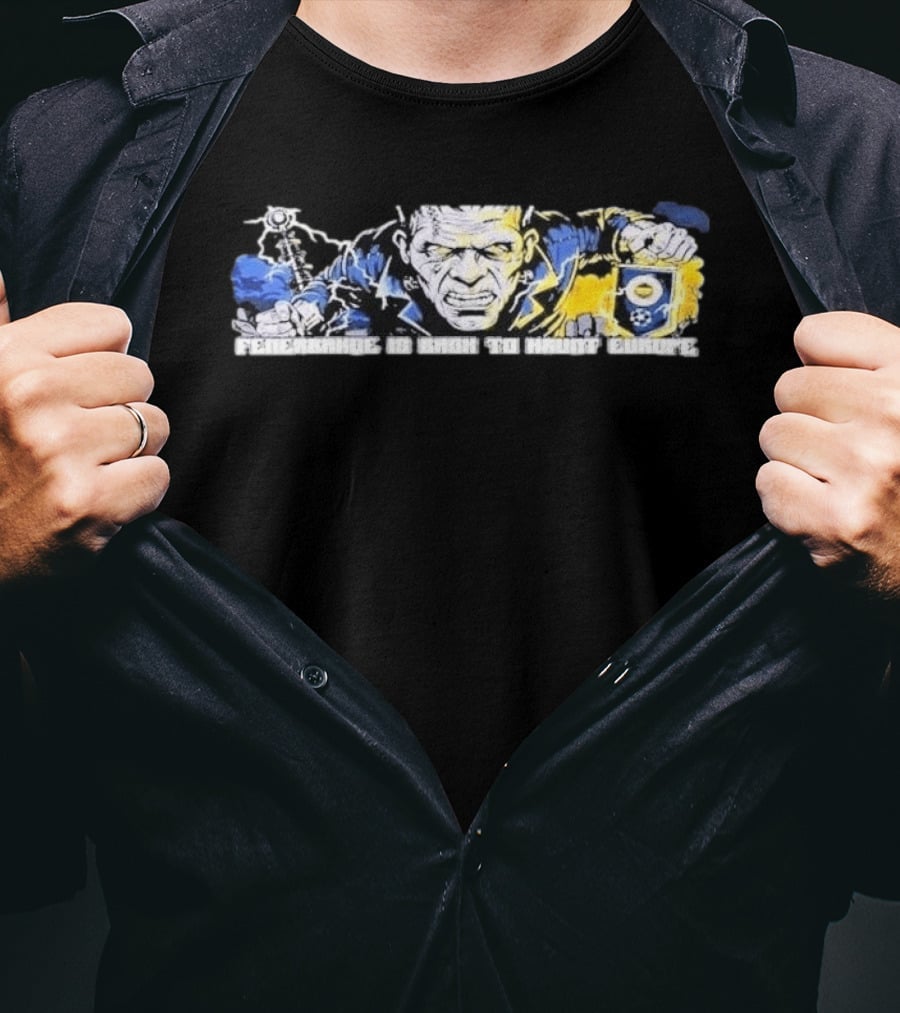 Fenerbahce SK Back To Haunt Europe Frankenstein Monster Holding T-Shirt