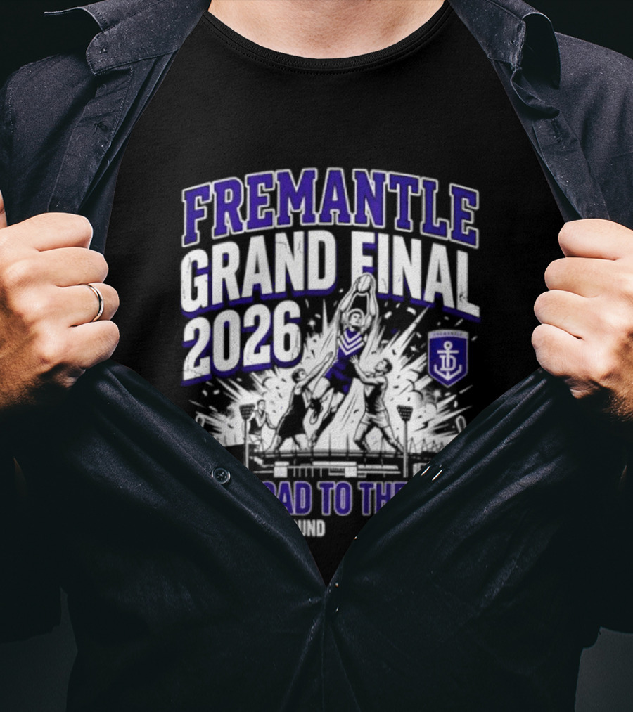 Fremantle Grand Final 2026 Road To The MCG AFL Dockers T-Shirt