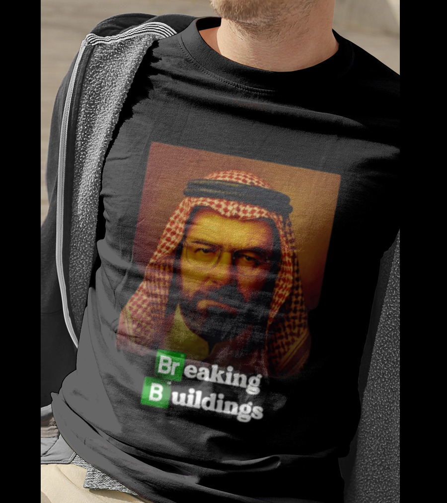 Breaking Buildings Bryan Cranston Walter White Middle Eastern Headdress T-Shirt