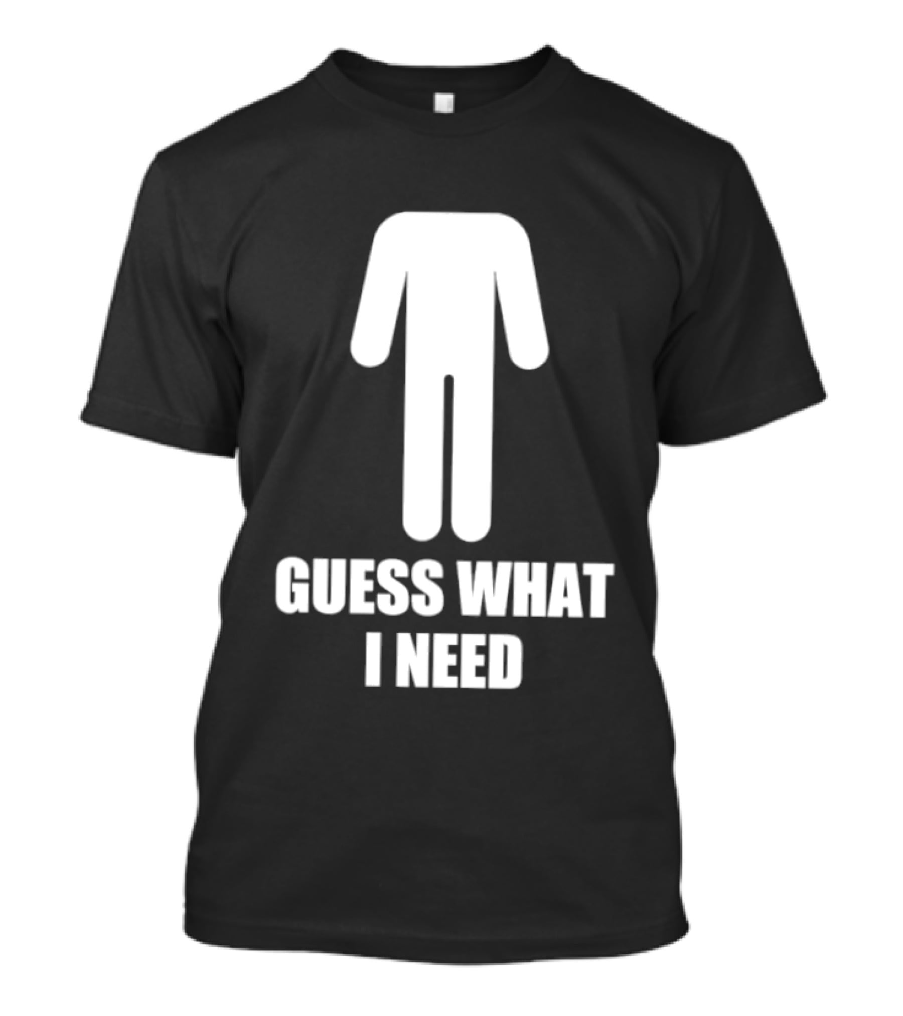Guess What I Need Stick Figure Humor T-Shirt