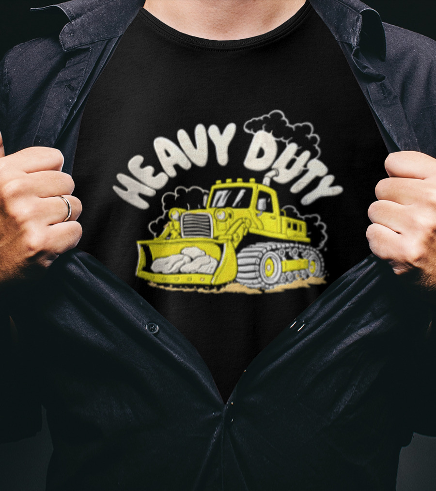 Heavy Duty Bulldozer With Rocks T-Shirt