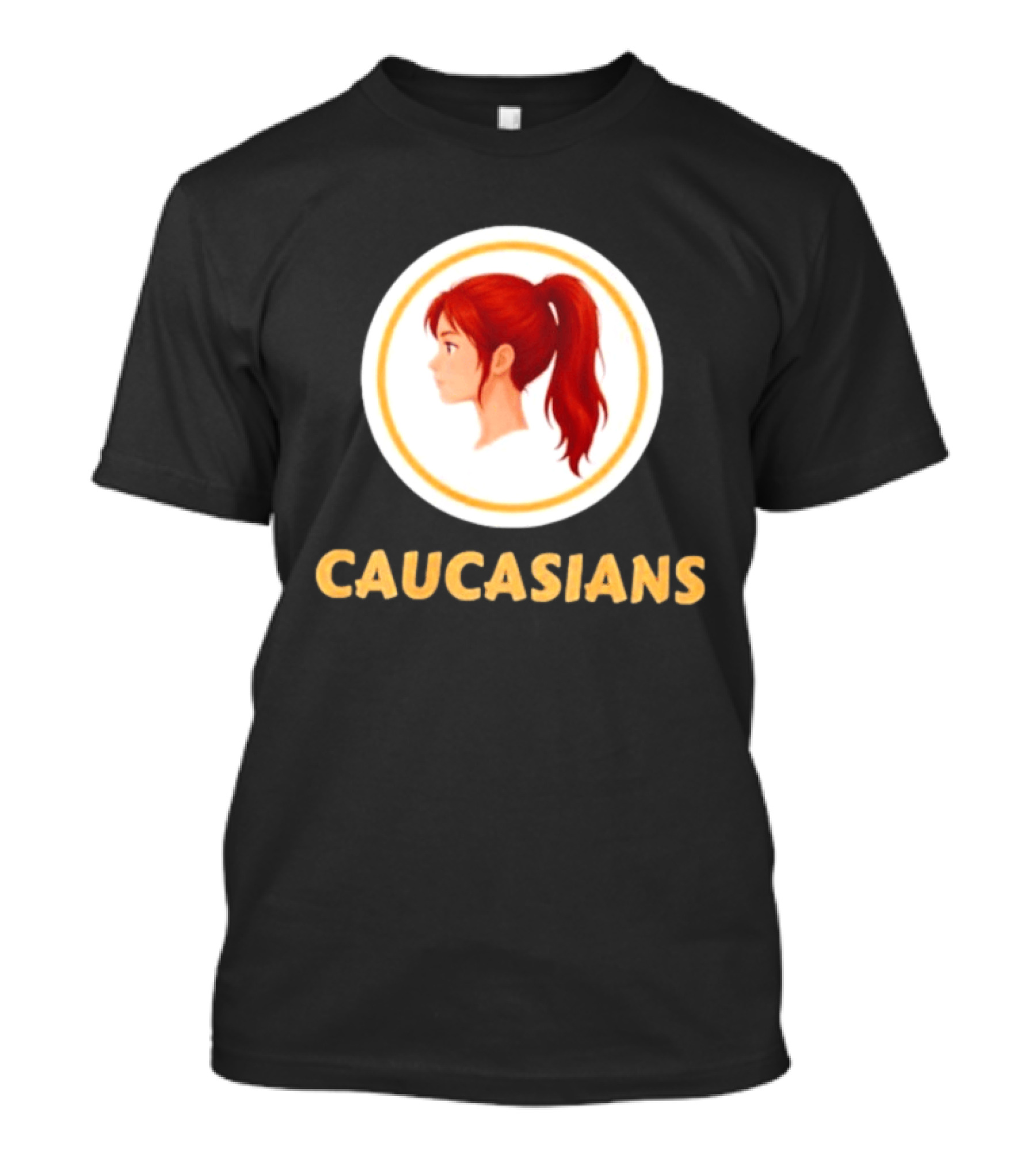 Caucasians Redhead Ponytail Profile T-Shirt