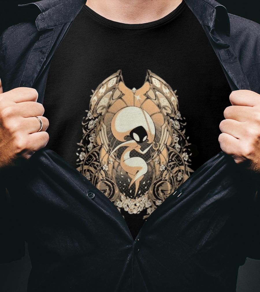 Hollow Knight Silksong Intrepid Pursuer Ornate T-Shirt