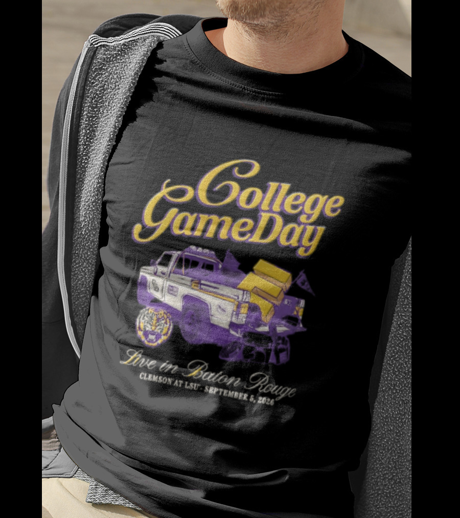 LSU Tigers College Gameday Live In Baton Rouge September 9 2023 Truck T-Shirt