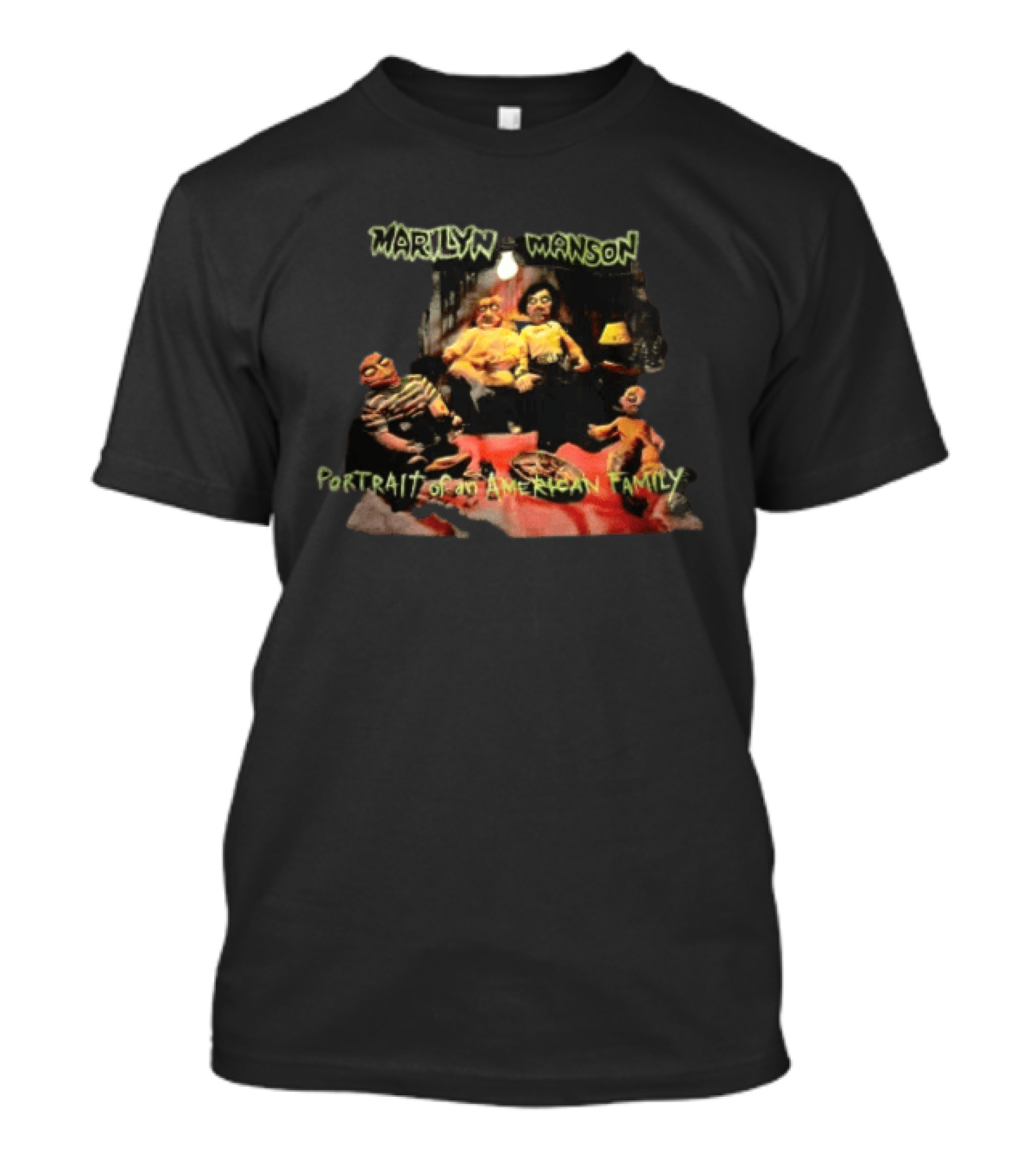 Marilyn Manson Portrait Of An American Family Dolls Living Room Scene T-Shirt