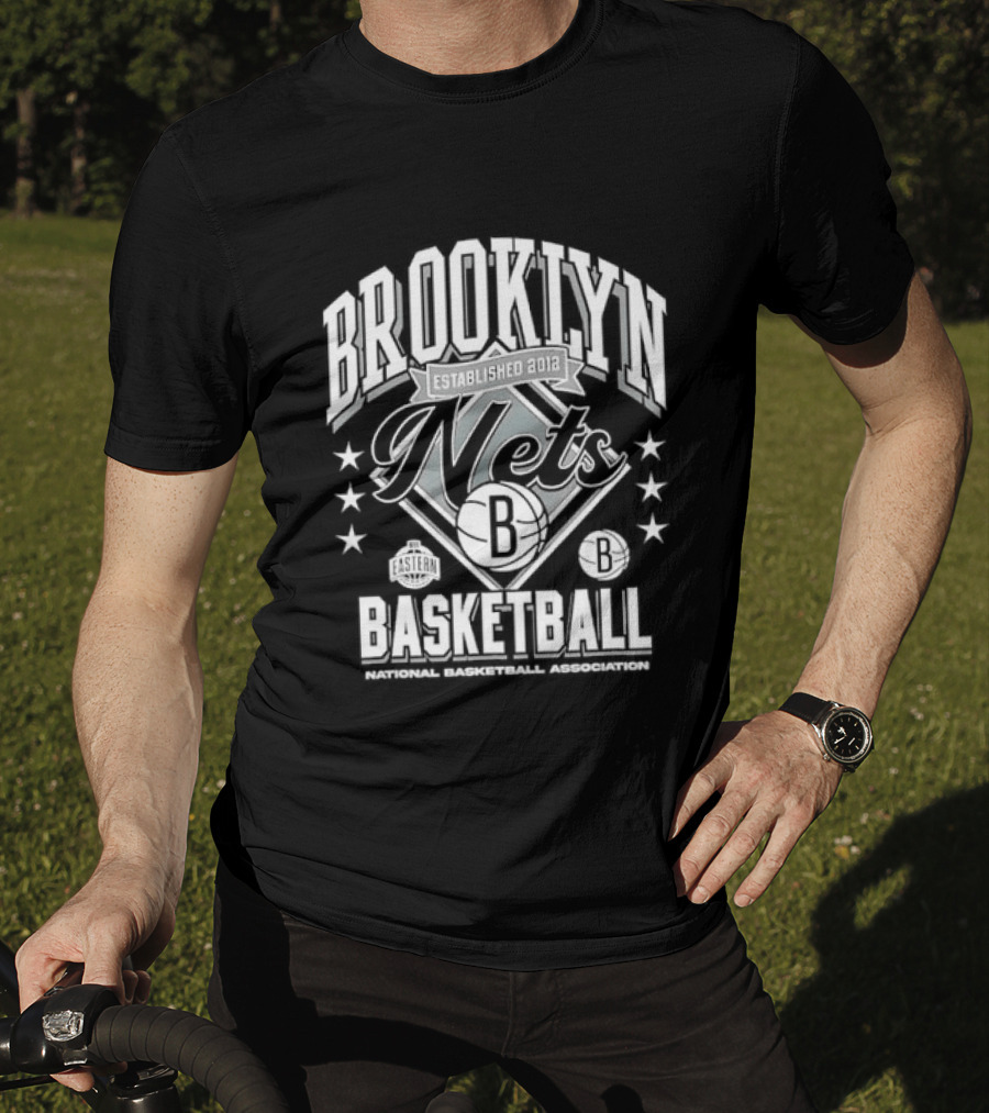 Brooklyn Nets Basketball NBA Stars And Stripes T-Shirt