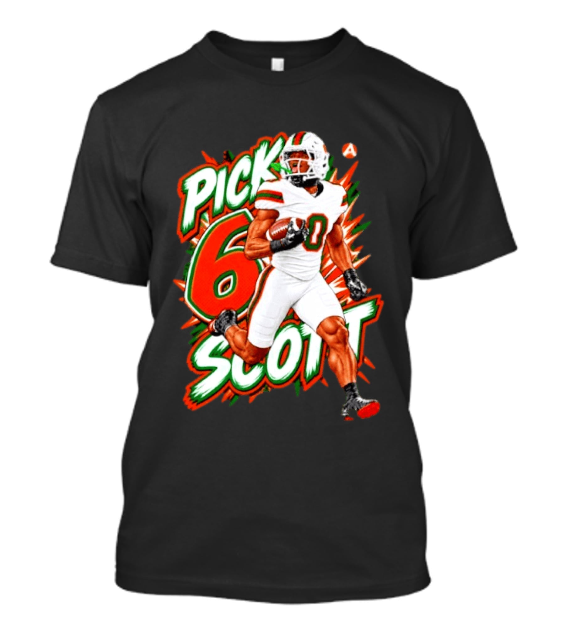 Keionte Scott Pick 6 Scott Miami Hurricanes Football Player T-Shirt