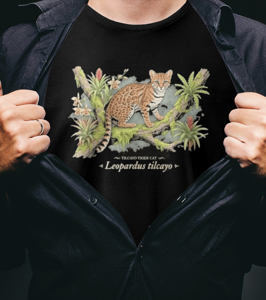 Tilcayo Tiger Cat Leopardus Tilcayo T-Shirt