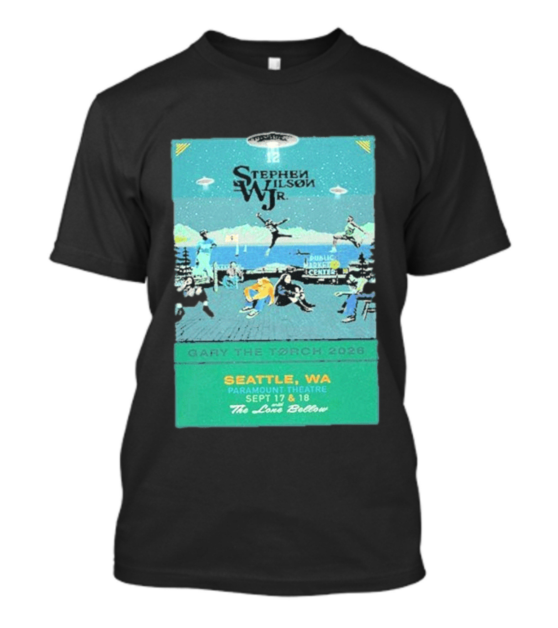 Stephen Wilson Jr Carry The Torch 2026 Seattle Paramount Theatre Event September 17 18 Public Market Center Seattle WA T-Shirt