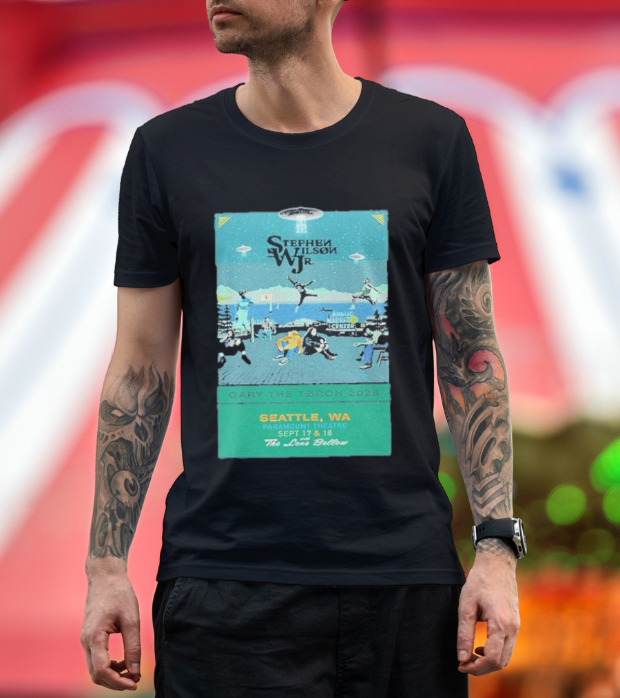 Stephen Wilson Jr Carry The Torch 2026 Seattle Paramount Theatre Event September 17 18 Public Market Center Seattle WA T-Shirt