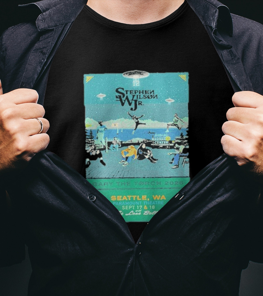 Stephen Wilson Jr Carry The Torch 2026 Seattle Paramount Theatre Event September 17 18 Public Market Center Seattle WA T-Shirt