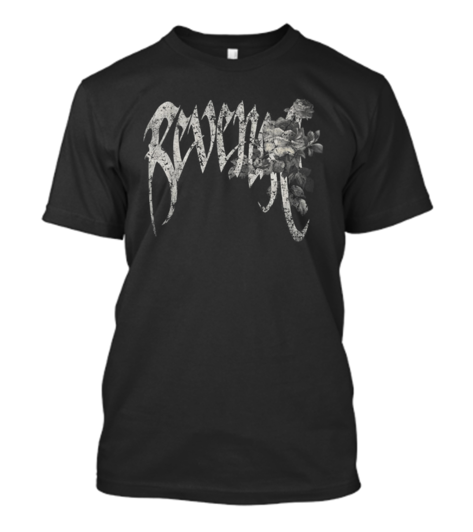 Revenge Store Dark Rose Arch Black T-Shirt