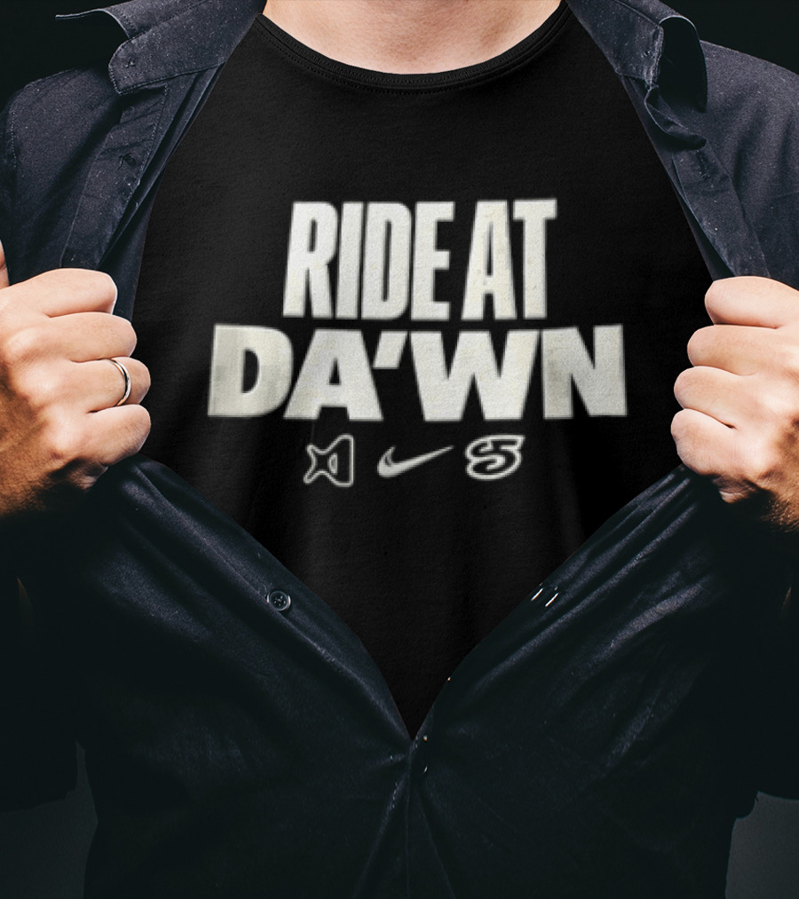 Ride At Da'wn Nike Swoosh Xbox Collaboration T-Shirt