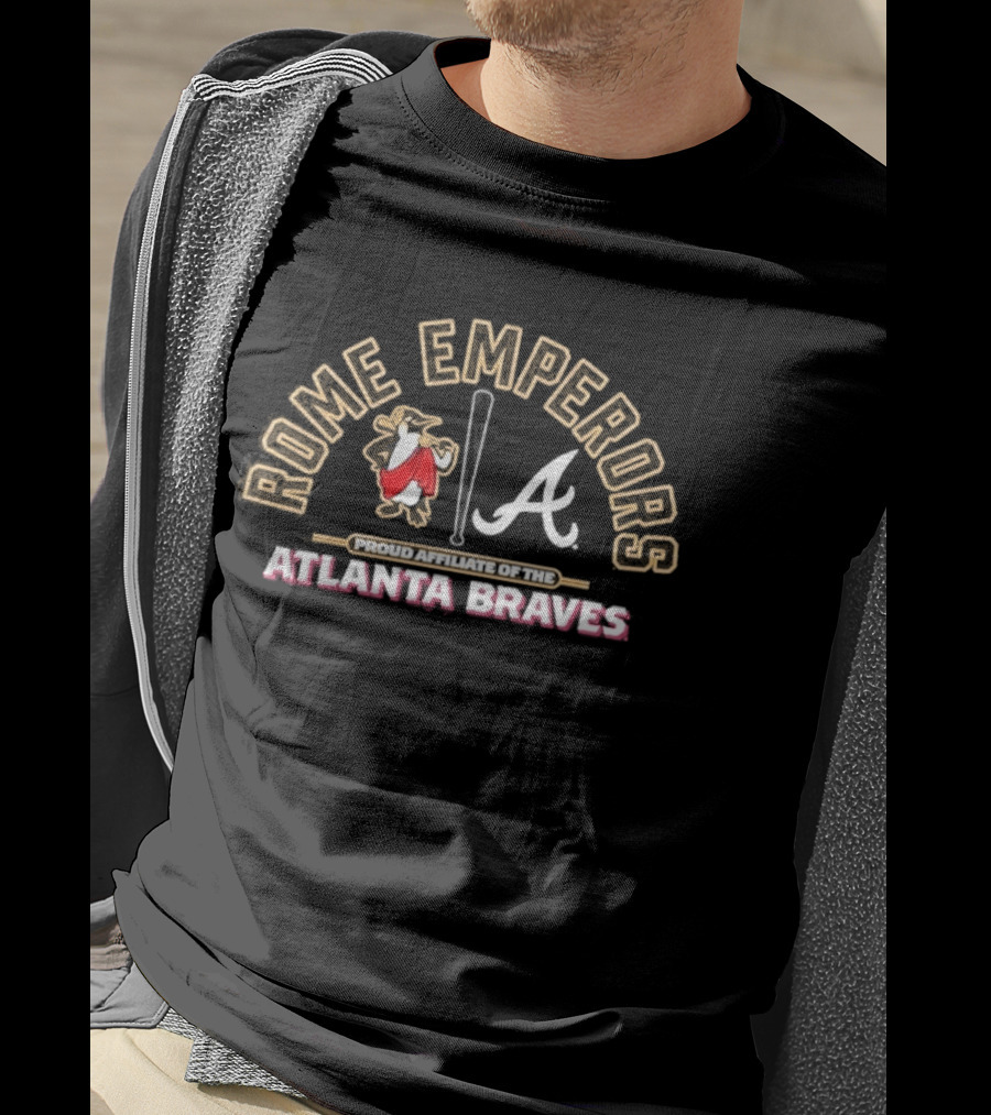 Rome Emperors Official Affiliate Of Atlanta Braves T-Shirt