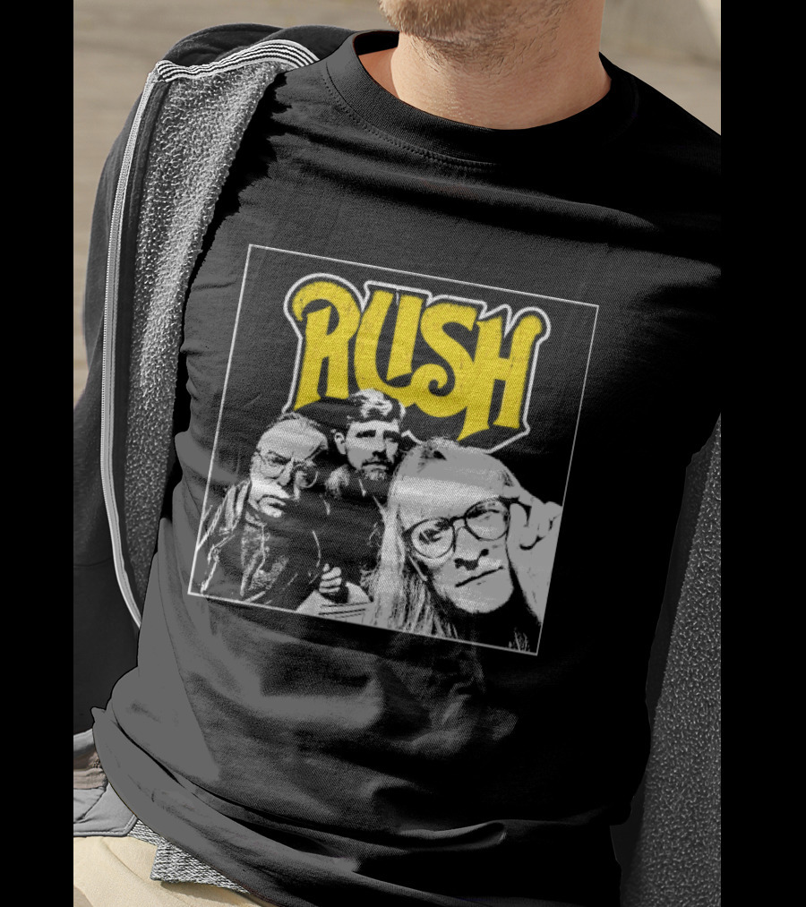 Rush Lone Gunmen Yellow T-Shirt