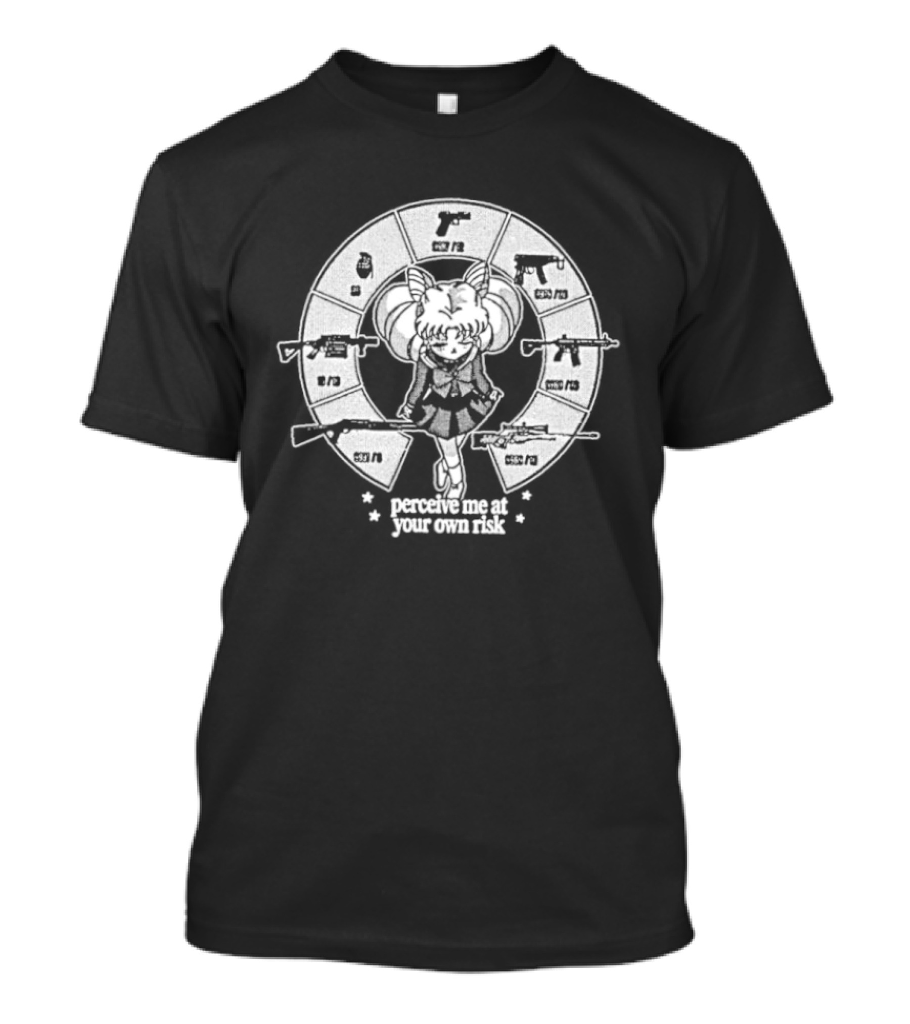 Perceive Me At Your Own Risk Sailor Moon Inspired Guardians Circular T-Shirt